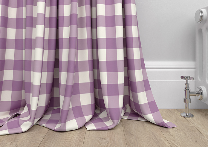 Gingham, Dusting - Made to Measure Curtains - Image 6